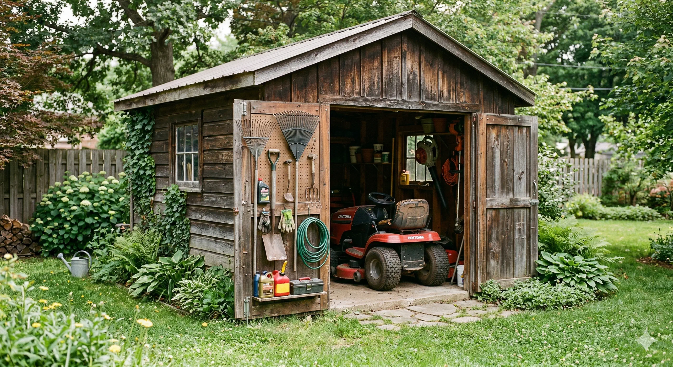 Backyard shed